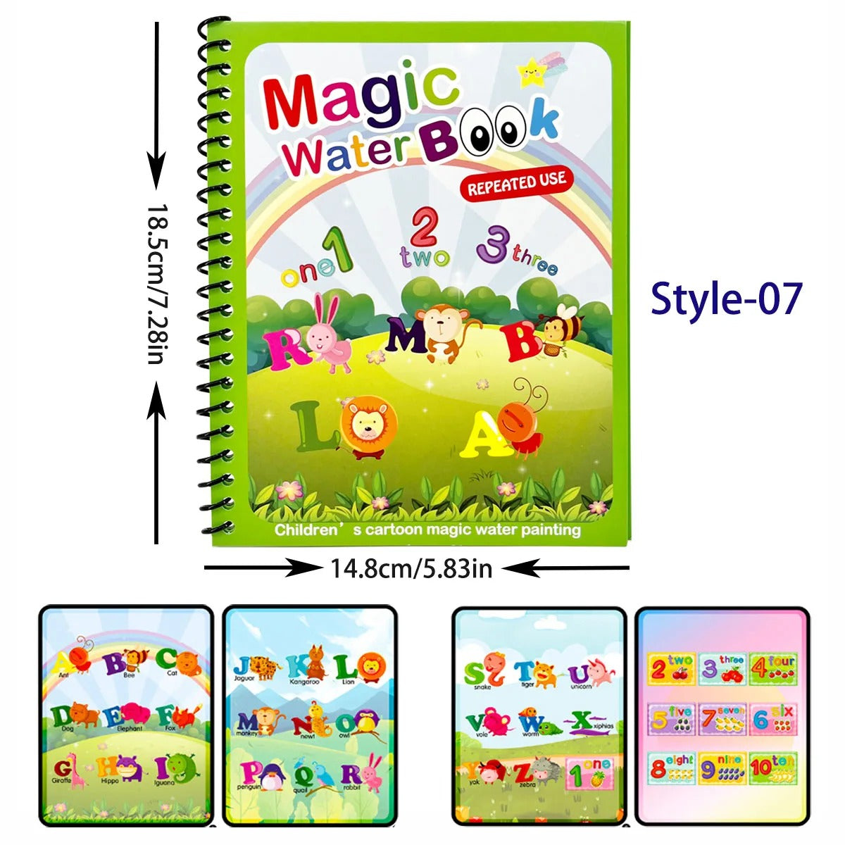 Herbruikbaar Water Kleurboek | Kleuren zonder knoeien
