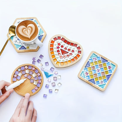 DIY Mozaïek Onderzetters Set | Creatief moment samen