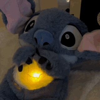 Stitch Ademhalingsknuffel | Zachte, Kalmerende Knuffel met Ademhalingstraining