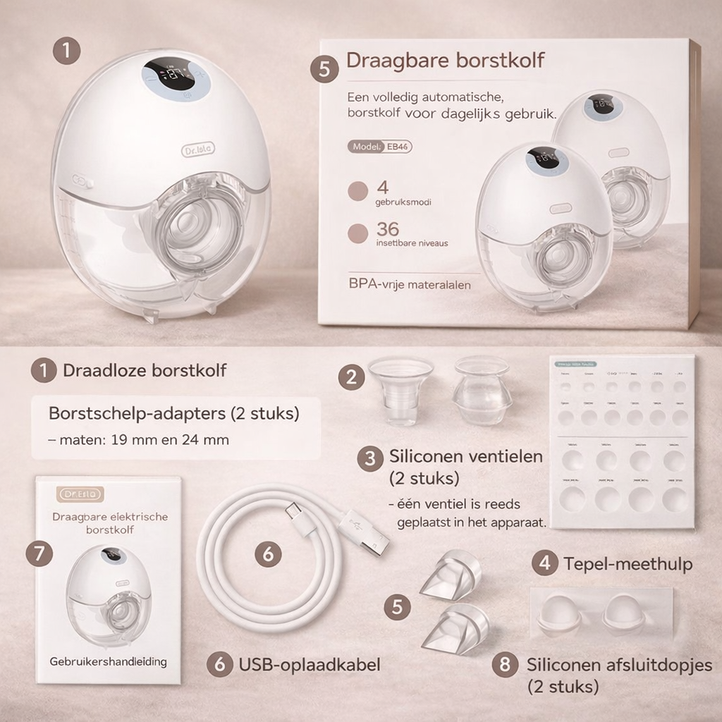 Handsfree borstkolf | Stil, Compact en Handig voor onderweg
