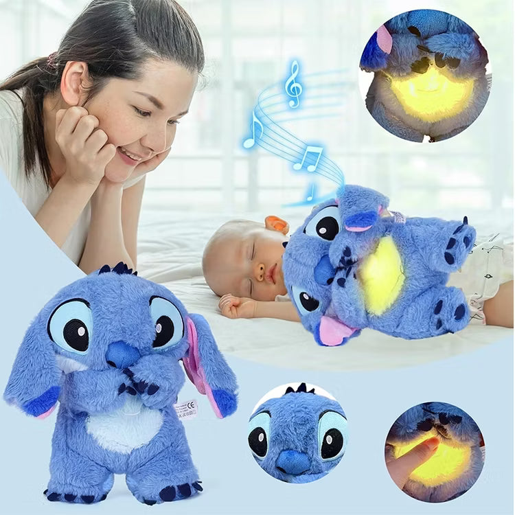 Stitch Ademhalingsknuffel | Zachte, Kalmerende Knuffel met Ademhalingstraining