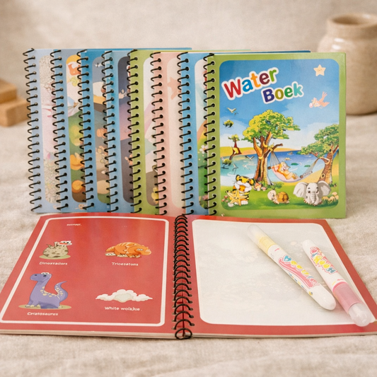 Herbruikbaar Water Kleurboek | Kleuren zonder knoeien