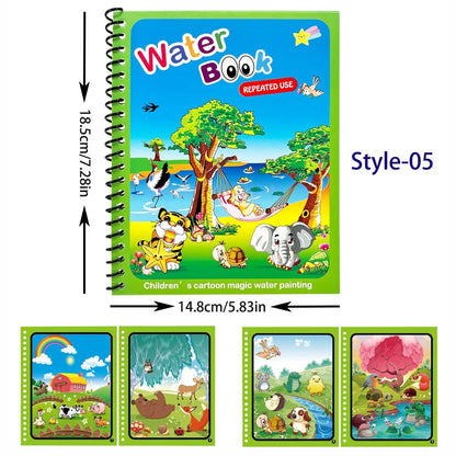 Herbruikbaar Water Kleurboek | Kleuren zonder knoeien