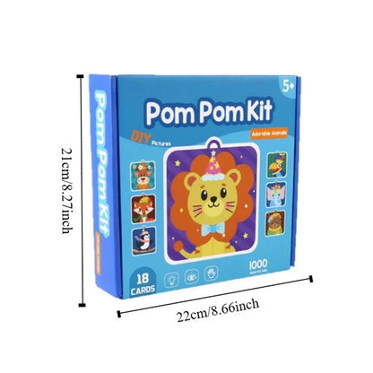 Pompon Knutselset | creatief bezig zonder lijm of rommel